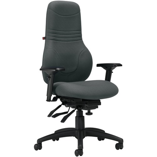 Global Ergo Boss Multi-Tilter Chair Executive Back Standard Seat Fusion Fabric Graphite - Graphite