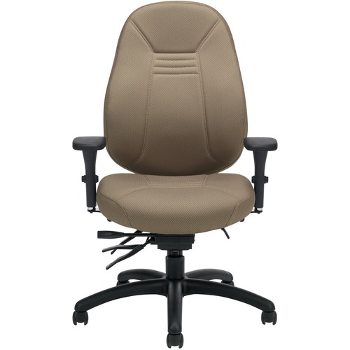 Global OBUSforme Comfort Medium Back Multi-Tilter Chair Terrace Haze