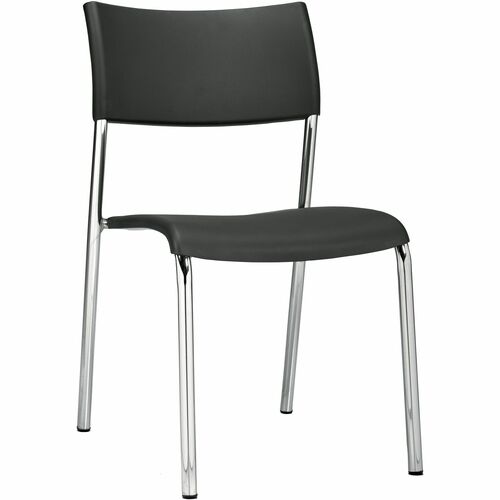 Offices To Go Dori 2 Stacking Chair Armless Black - Black