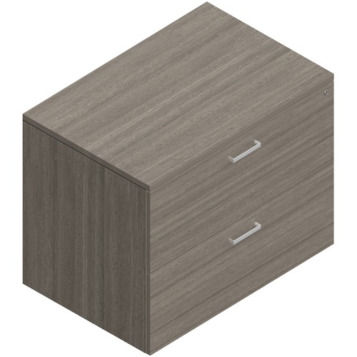 Offices To Go Ionic Two Drawer Lateral File with Top Absolute Acajou - 2 Drawer(s) - Finish: Absolute Acajou