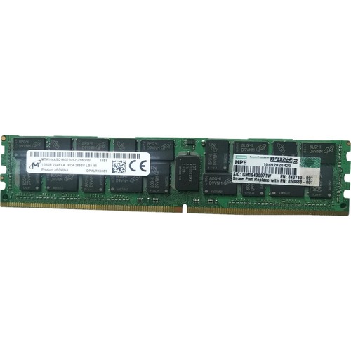 HPE 128GB DDR4 SDRAM Memory Module - For Server - 128 GB (1 x 128GB) - DDR4-2666/PC4-21300 DDR4 SDRAM - 2666 MHz - CL22 - 1.20 V - ECC - Registered - 288-pin - LRDIMM