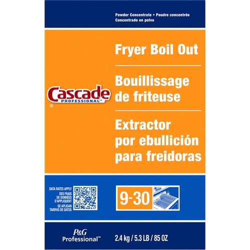 Cascade Fryer Cleaner - Concentrate Powder - 85 oz (5.31 lb) - 6 / Carton - Multi
