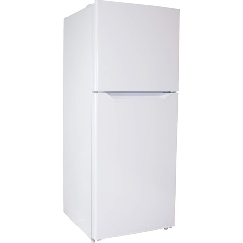 Danby 10.1 cu. ft. Apartment Size Refrigerator DFF101B1WDB White - 10.10 ft³ - No-frost - Top Mount - Reversible - White - Freestanding - LED Light