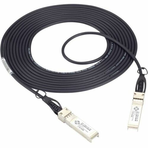 Black Box SFP+ Network Cable - 4.90 ft SFP+ Network Cable for Switch, Router, Server, Network Device - First End: 1 x SFP+ Network - Male - Second End: 1 x SFP+ Network - Male - 10 Gbit/s - CL2 - Black