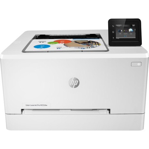 HP LaserJet Pro M255dw Desktop Laser Printer - Color - 22 ppm Mono / 22 ppm Color - 600 x 600 dpi Print - Automatic Duplex Print - 250 Sheets Input - Wireless LAN - Wi-Fi Direct, Apple AirPrint, HP ePrint, Mopria, Google Cloud Print - 40000 Pages Duty Cyc
