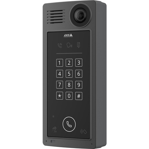 AXIS A8207-VE MkII Network Video Door Station - 6 Megapixel - CMOS - 180° Horizontal - 120° Vertical0 lux - Full-duplexAluminum, Polycarbonate, Glass - Access Control, Surveillance, Gate Entrance