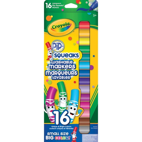 Crayola Pip-Squeaks Marker - 16 / Box