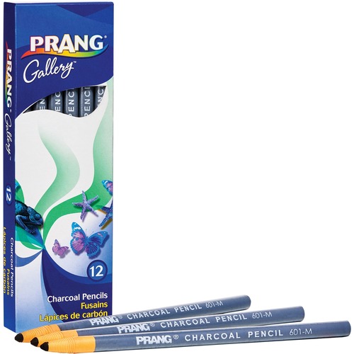 Prang Charcoal Pencil - 12 / Box - Drawing Pencils - DIX60100