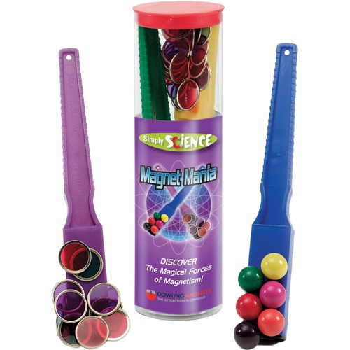 Dowling Magnets Magnet Mania Kit - Skill Learning: Magnetism, Color, Counting - 4 Year & Up