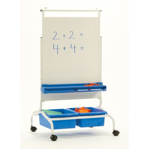 Copernicus Deluxe Chart Stand - 24" (2 ft) Width x 33" (2.8 ft) Height - White Surface - Steel Frame - Rectangle - Assembly Required - 1 Each - Easel Boards - CPNCS700