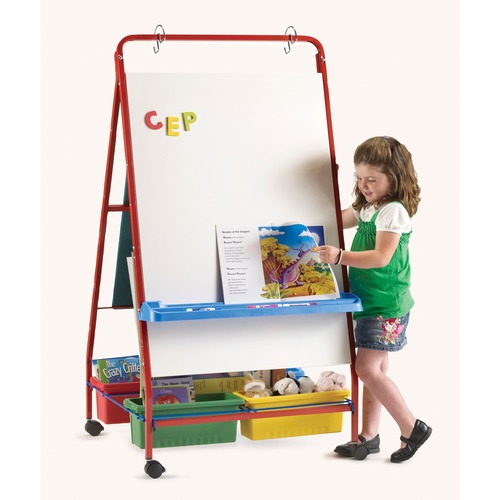 Copernicus Primary Teaching Easel - 28" (2.3 ft) Width x 40" (3.3 ft) Height - Bamboo Frame - Assembly Required - 1 Each - Easel Boards - CPNPTE78