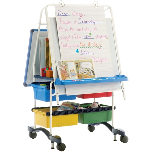 Copernicus Royal Reading Writing Center - 29" (2.4 ft) Width x 29" (2.4 ft) Height - Square - Assembly Required - 1 Each - Easel Boards - CPNRC105