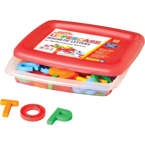 Learning Resources Magnetic Letter - Learning Theme/Subject - Magnetic - 2.50" (63.5 mm) Height - 42 Piece
