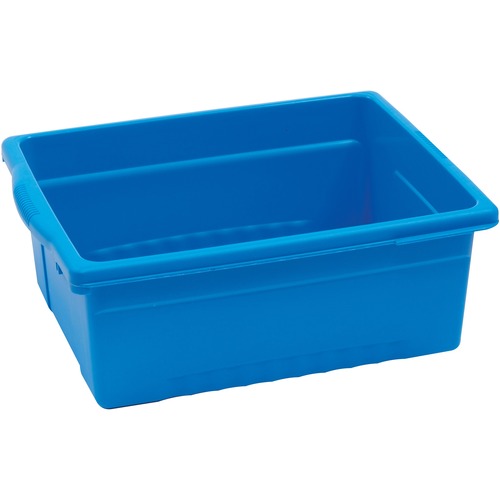 Copernicus Large Open Tub - 6" Height x 12.5" Width15.8" Length - Blue - 1 Each - Storage Boxes & Containers - CPNCC4068B