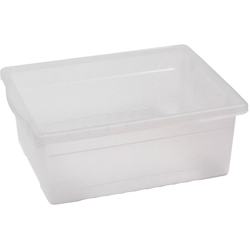 Copernicus Large Open Tub - 6" Height x 12.5" Width15.8" Length - Clear - 1 Each - Storage Boxes & Containers - CPNCC4068C