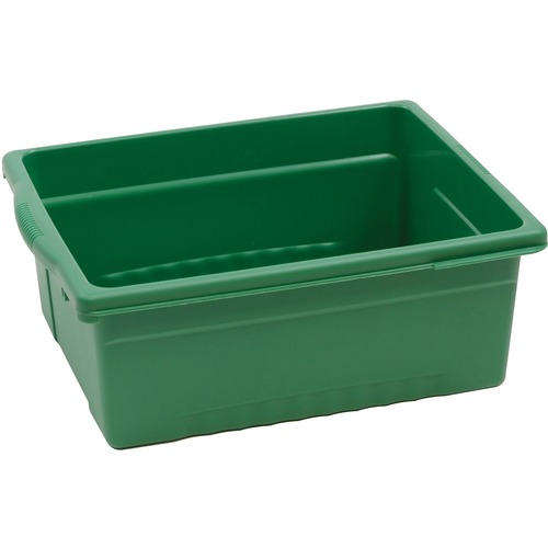 Copernicus Large Open Tub - 6" Height x 12.5" Width15.8" Length - Green - 1 Each