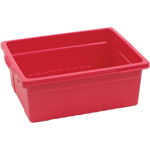 Copernicus Large Open Tub - 6" Height x 12.5" Width15.8" Length - Red - 1 Each