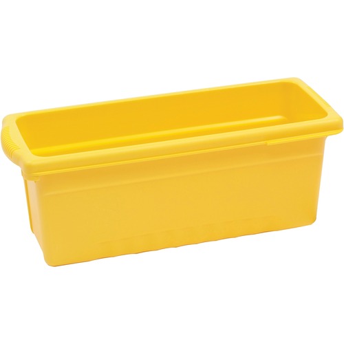 Copernicus Small Open Tub - 6" Height x 6.5" Width x 15.8" Depth - Yellow - 1 Each - Storage Boxes & Containers - CPNCC4070Y