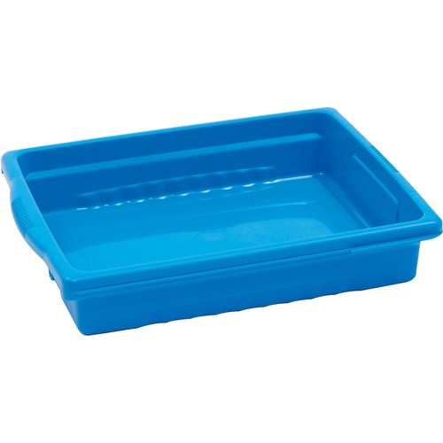 Copernicus Stubby Tubby - 3" Height x 12.5" Width x 15.8" Depth - Blue - 1 Each - Storage Boxes & Containers - CPNCC4074B