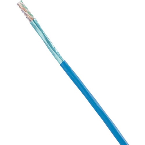 Panduit Pan-Net® Copper Cable - 1000 ft Category 6a Network Cable for Network Device - First End: 1 x Bare Wire - Second End: 1 x Bare Wire - CMR - 23 AWG - Black - 1000