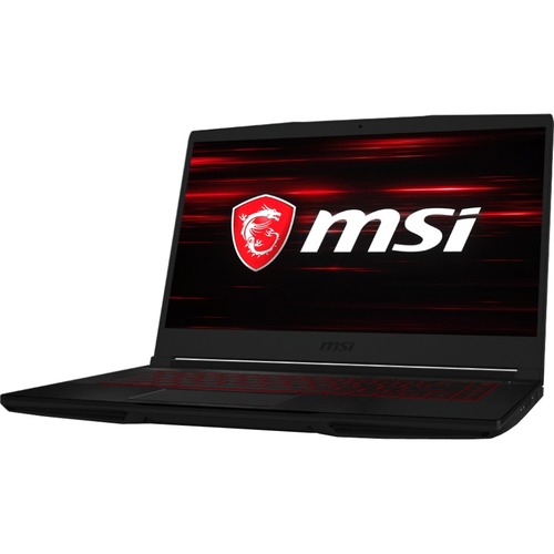 MSI GF63 THIN 9SC GF63 THIN 9SCX-005 15.6" Gaming Notebook - Full HD - Intel Core i5 9th Gen i5-9300H - 8 GB - 256 GB SSD - Black - 1920 x 1080 - Windows 10 Home - NVIDIA GeForce GTX 1650 Max-Q with 4 GB - In-plane Switching (IPS) Technology - Front Camer