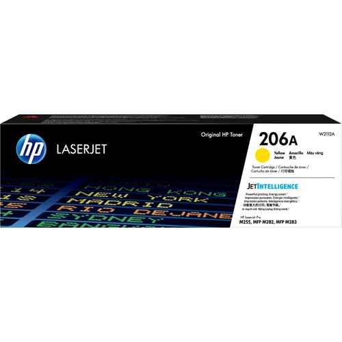 HP 206A Original Toner Cartridge - Yellow - Laser - 1250 Pages - 1 Each