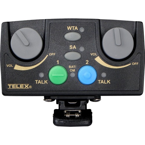 RTS UHF Narrow Band Binaural Synthesized Wireless Intercom Portable 2CH Beltpack - Wireless - Beltpack