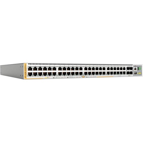 Allied Telesis Stackable Multi-Gigabit Layer 3 Switch - 48 Ports - Manageable - 3 Layer Supported - Modular - Optical Fiber, Twisted Pair - Rack-mountable