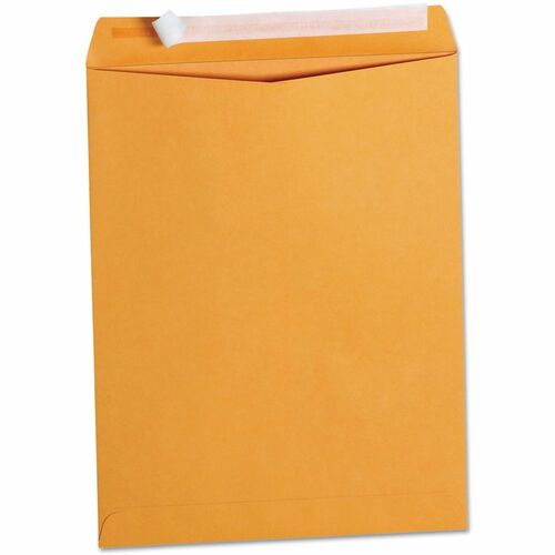 Universal Envelope - Catalog - #13 1/2 - 28 lb - Self Adhesive - Natural Kraft - Kraft Paper - 100 / Box