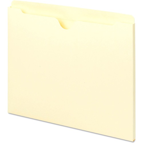 Universal Straight Tab Cut Letter File Jacket - 8 1/2" x 11" - Paper, Manila - Manila - Unpunched - 100 Box