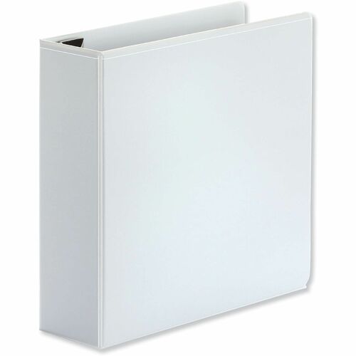 Universal Deluxe Easy-to-Open D-Ring View Binder, 3 Rings, 3" Capacity, 11 x 8.5, White - 3" Binder Capacity - Letter - 8 1/2" x 11" Sheet Size - 650 Sheet Capacity - 3 Ring(s) - Fastener(s): Ring - Pocket(s): 2, Inside Front & Back - Polypropylene - Whit