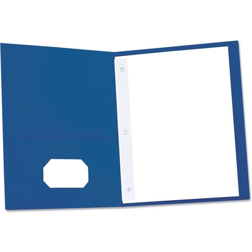 Universal Pocket Folder with Fastener - 1/2" Folder Capacity - 11" x 8 1/2" - 135 Sheets Capacity - Tang Fastener - 2 Inside Front & Back Pocket(s) - 25 Box