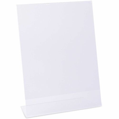 Universal Products Photo Frame - Holds 8.50" x 11" Insert - Rectangle - Desktop - Horizontal, Vertical - Durable, Shatter Proof - Polystyrene - Clear - 3 / Pack