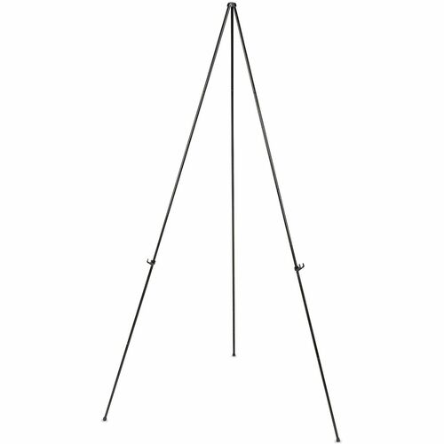 Universal Presentation Easel - 10 lb Load Capacity - 61" Height - Steel - Black
