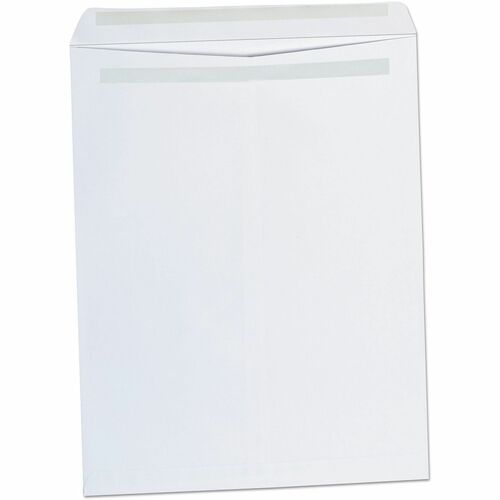 Universal Envelope - Catalog - #15 1/2 - 28 lb - Self Adhesive - White - Paper Stock - 100 / Box