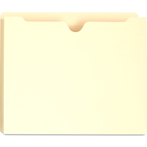 Universal Straight Tab Cut Letter File Jacket - 8 1/2" x 11" - 2" Expansion - Paper, Manila - Manila - Unpunched - 50 Box