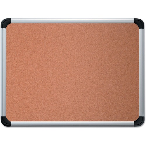 Universal Cork Board with Aluminum Frame, 36 x 24, Natural, Silver ...