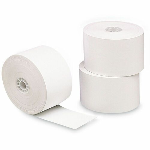 Universal Direct Thermal Printing Paper Rolls, 1.75" x 230 ft, White, 10/Pack - 85 Brightness - 1 3/4" x 230 ft - 12 lb Basis Weight - White - 10 / Pack