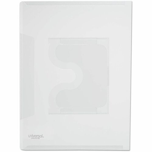 Universal Letter Project File - 8 1/2" x 11" - Plastic, Polypropylene - Clear - Unpunched - 25 Pack