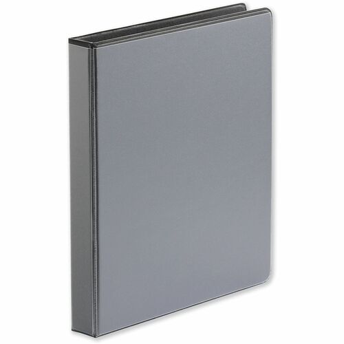 Universal Deluxe Easy-to-Open D-Ring View Binder, 3 Rings, 1" Capacity, 11 x 8.5, Black - 1" Binder Capacity - Letter - 8 1/2" x 11" Sheet Size - 250 Sheet Capacity - 3 Ring(s) - Fastener(s): Ring - Pocket(s): 2, Inside Front & Back - Polypropylene - Blac