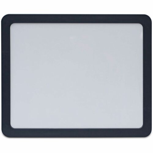 Universal Dry Erase Board - 15.9" (1.3 ft) Width x 12.9" (1.1 ft) Height - White Melamine Surface - Charcoal Gray Plastic Frame - Magnetic - 1 Each