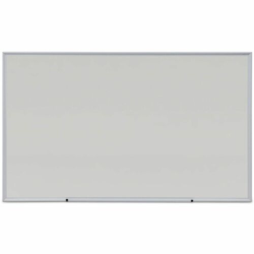 Universal Dry Erase Board - 60" (5 ft) Width x 36" (3 ft) Height - White Melamine Surface - Anodized Aluminum Frame - 1 Each