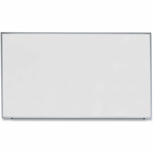 Universal Dry Erase Board - 72" (6 ft) Width x 48" (4 ft) Height - White Melamine Surface - Anodized Aluminum Frame - 1 Each