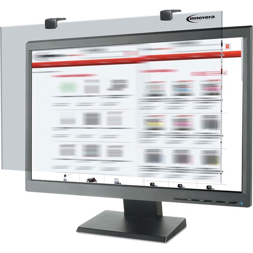 Innovera Standard Screen Filter Black - For 22" Widescreen LCD Monitor - 16:10 - Acrylic, Plastic - Anti-glare - 1 - TAA Compliant