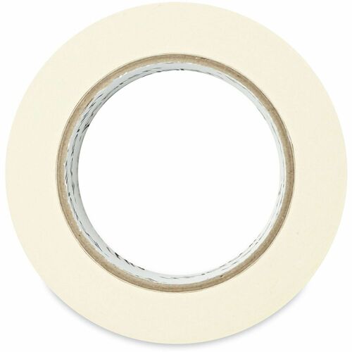 Universal General-Purpose Masking Tape, 3" Core, 48 mm x 54.8 m, Beige, 24/Carton - 59.93 yd Length x 1.89" Width x 5.5 mil Thickness - 3" Core - Beige - Natural Rubber - Crepe Paper Backing - 24 / Carton