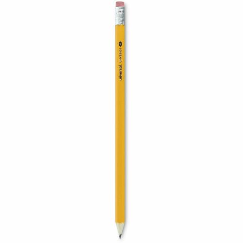 Universal Wood Pencil - Black Lead - #2, HB - Yellow Wood Barrel - 24 / Pack