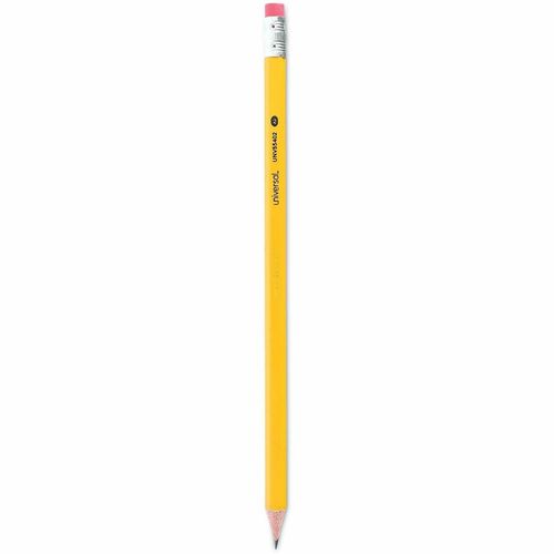 Universal Wood Pencil - Black Lead - #2, HB - Yellow Wood Barrel - 72 / Pack