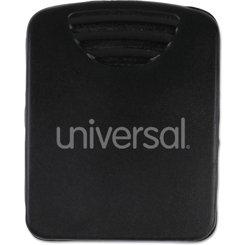 Universal Fabric Panel Wall Clips, 25 Sheet Capacity, Black, 20/Pack - Standard - 5.3" Length x 2.8" Width - 25 Sheet Capacity - Black - Plastic - 20 / Pack