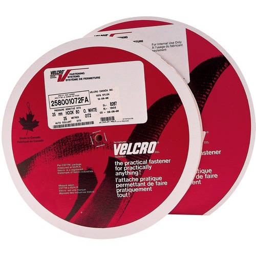 VELCRO® 191033 Cable Fastener - White - 1 Pack - Nylon