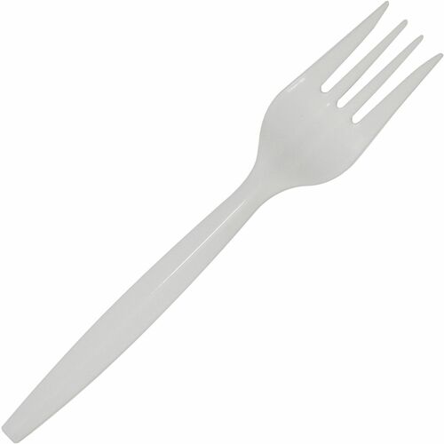 Dixie Fork - 40/Pack - Fork - 1 x Fork - Disposable - White